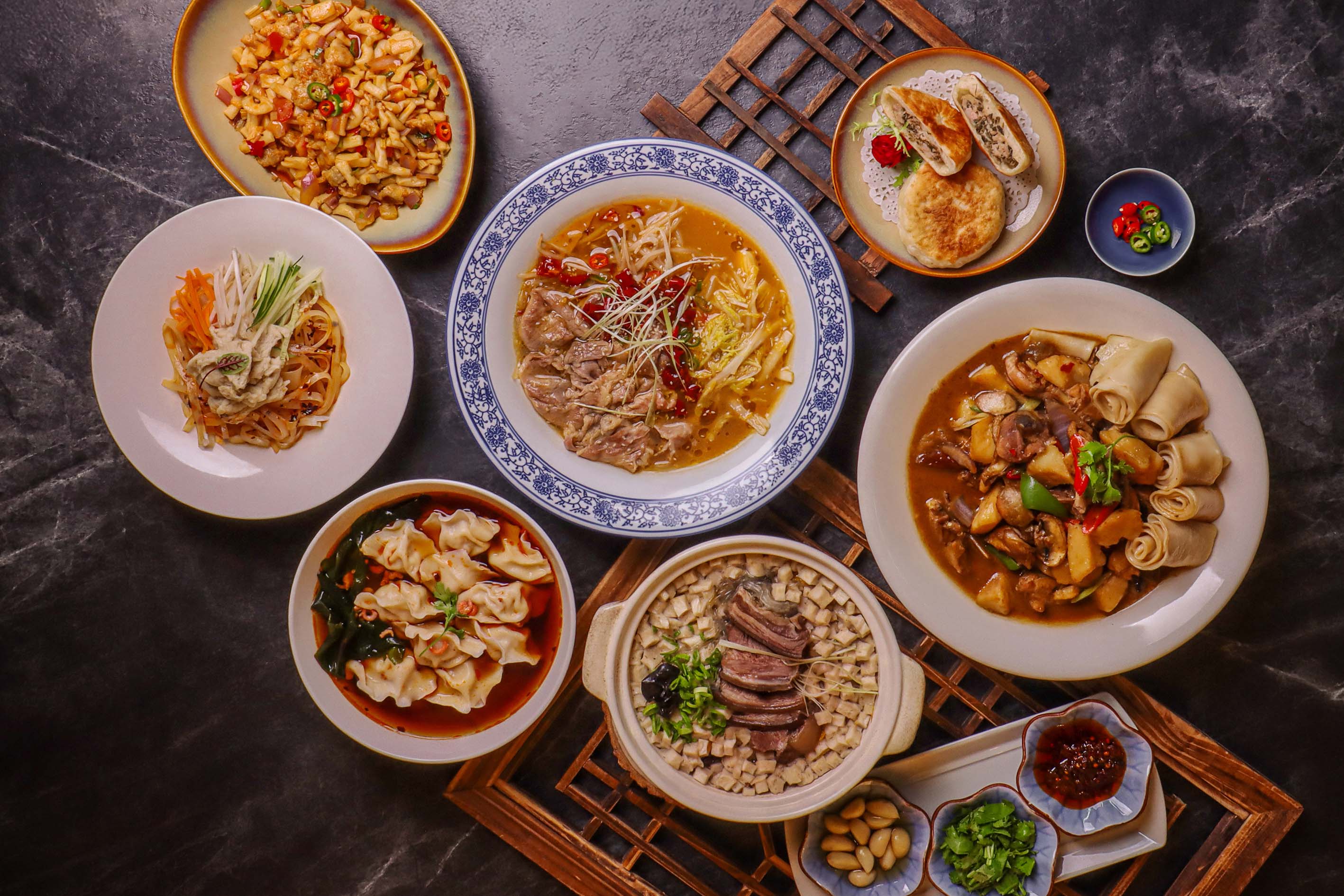 想吃長安的麵點，不必跋涉五千里，板橋凱撒呈現大唐麵食的豪氣與細膩。