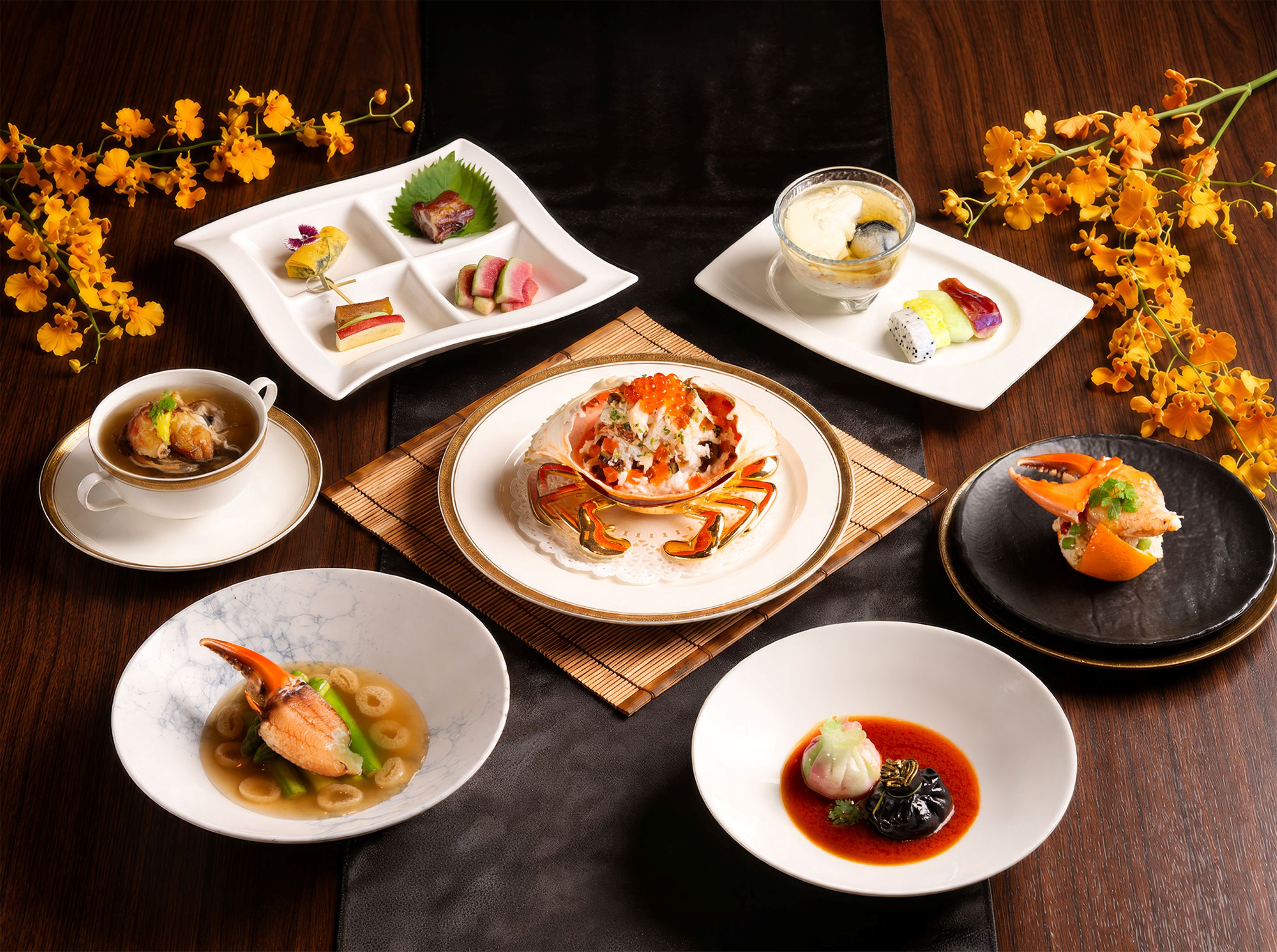 台北萬豪宴客樓推粵品金蟹饗宴 免剝殼秋蟹大餐上桌